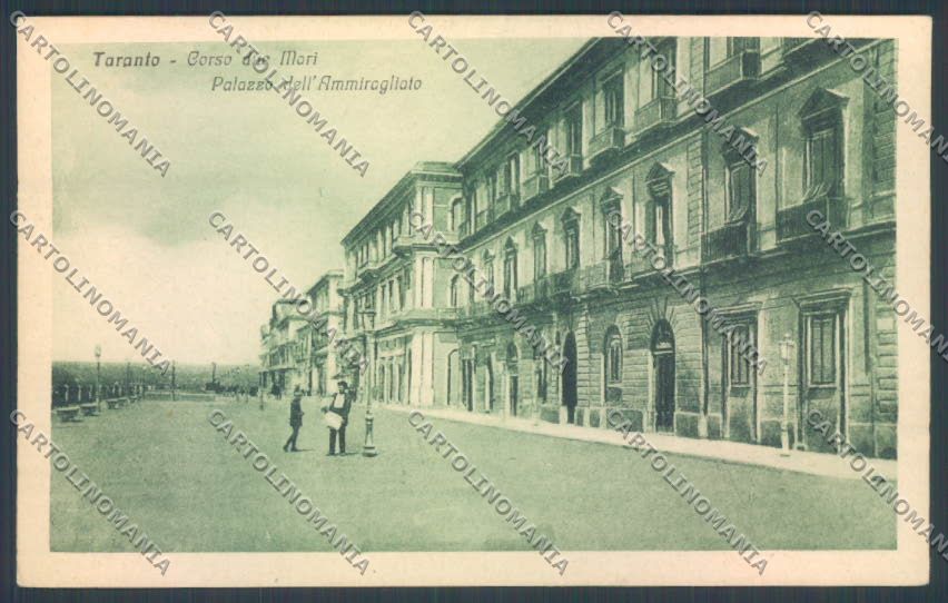 Taranto Città Ammiragliato cartolina ZB6518 – fronte