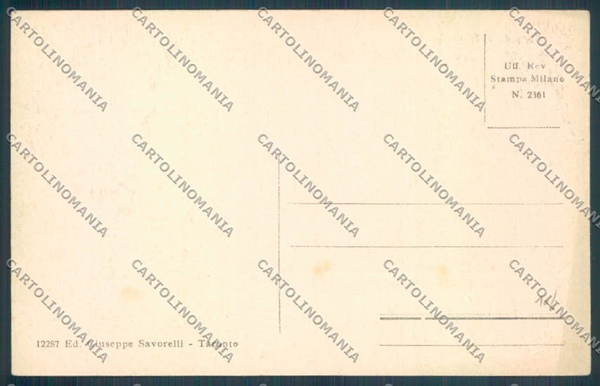 Taranto Città Ammiragliato cartolina ZB6518 – retro