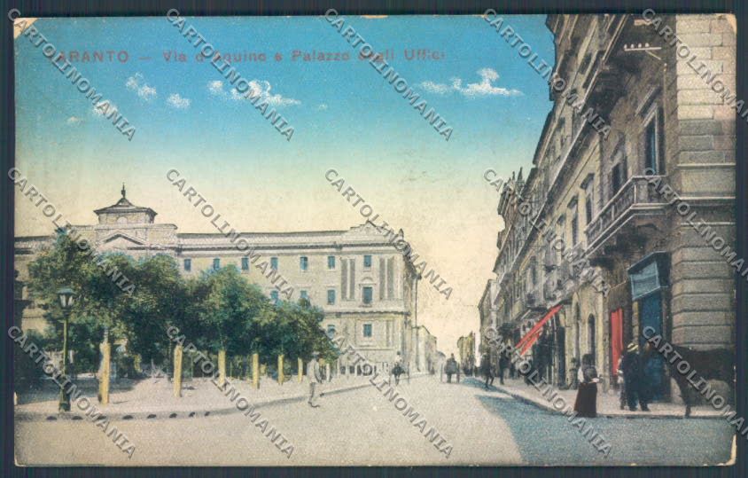 Taranto Città Palazzo degli Uffici cartolina ZB6521 – fronte