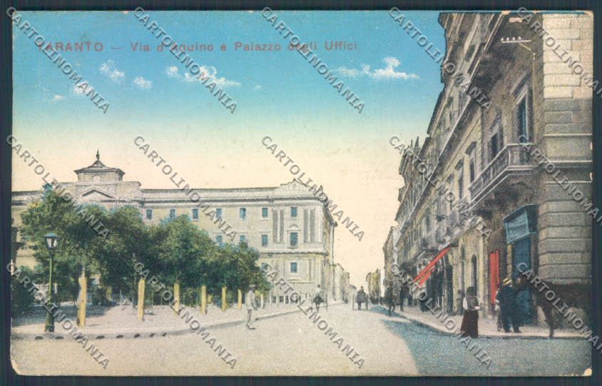 Taranto Città Palazzo degli Uffici cartolina ZB6523 – fronte