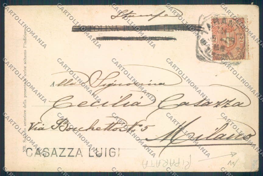 Taranto Città Palazzo degli Uffici RIPARATA cartolina ZB6549 – retro
