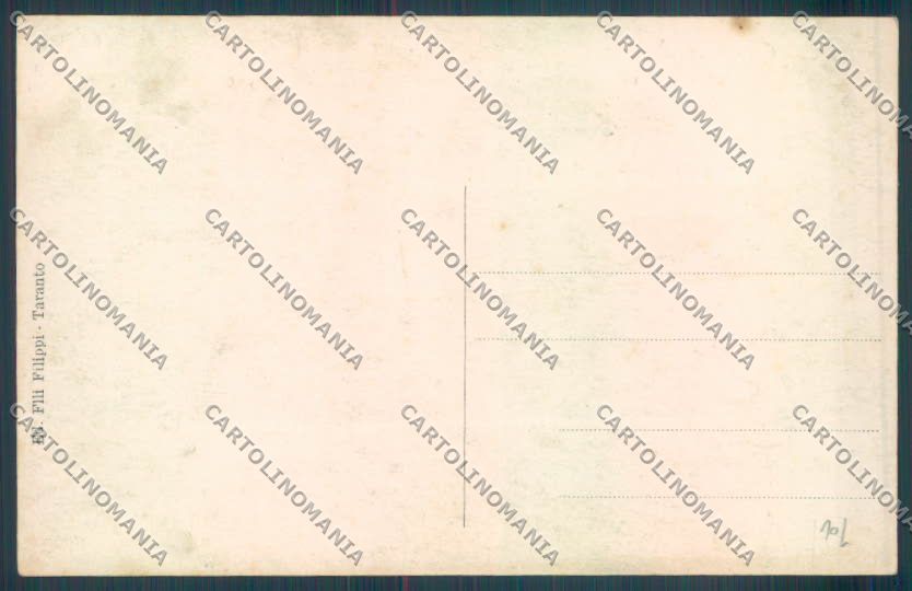 Taranto Città Nave da Guerra Foto cartolina ZB6562 – retro