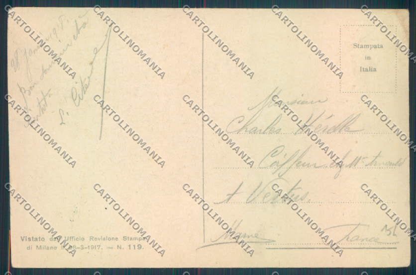 Taranto Città Militari PIEGA cartolina ZB6569 – retro