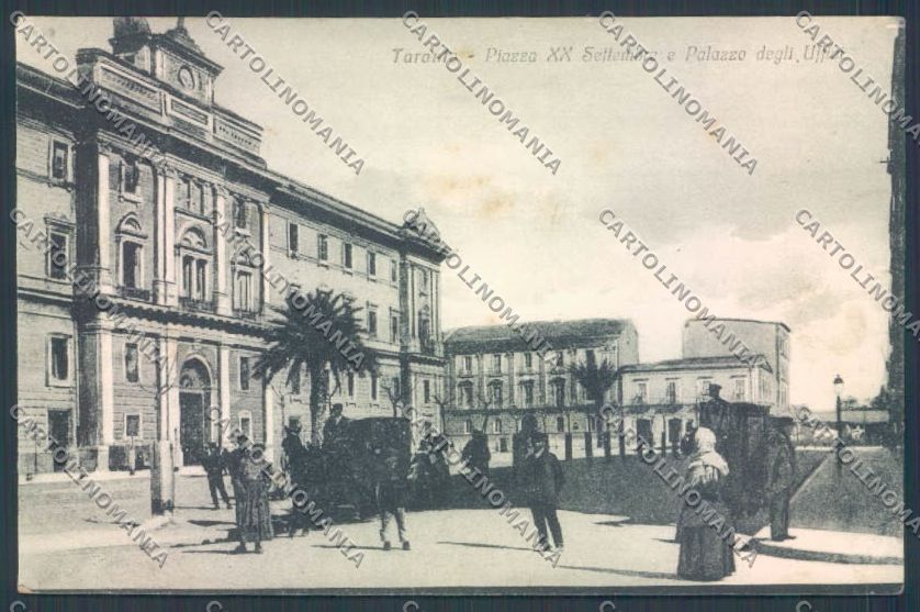 Taranto Città Palazzo degli Uffici ABRASA cartolina ZB6571 – fronte