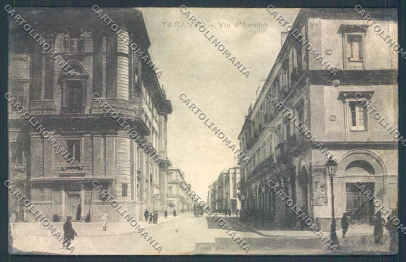 Taranto Città ANGOLO SCOLLATO cartolina ZB6573 – fronte