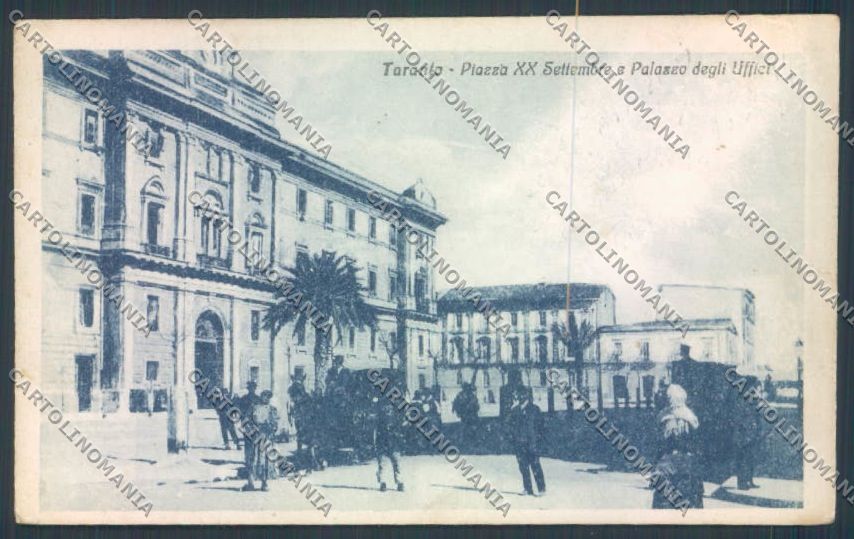 Taranto Città Palazzo degli Uffici ABRASA cartolina ZB6576 – fronte
