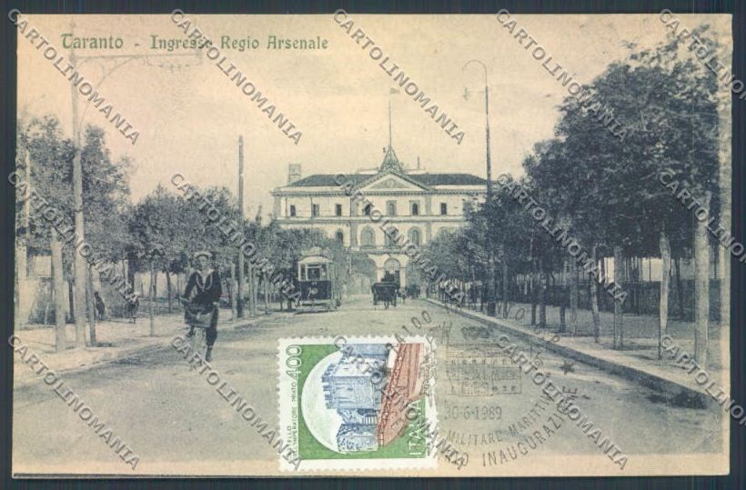 Taranto Città Arsenale Militare Marittimo cartolina ZB6586 – fronte