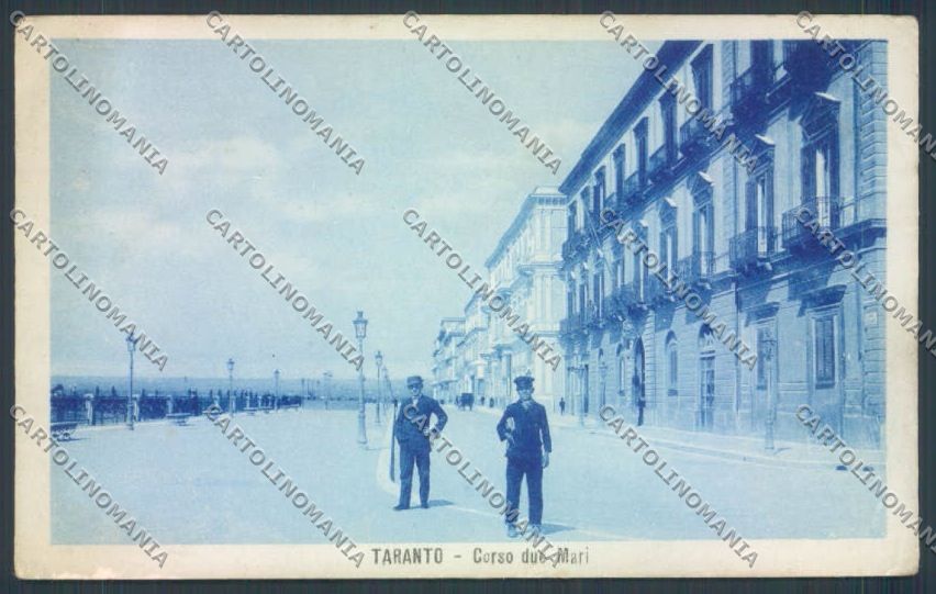Taranto Città PIEGHINA cartolina ZB6587 – fronte