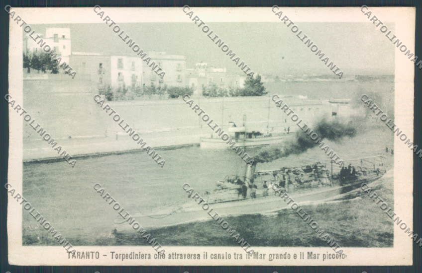 Taranto Città Torpediniera ABRASA cartolina ZB6597 – fronte