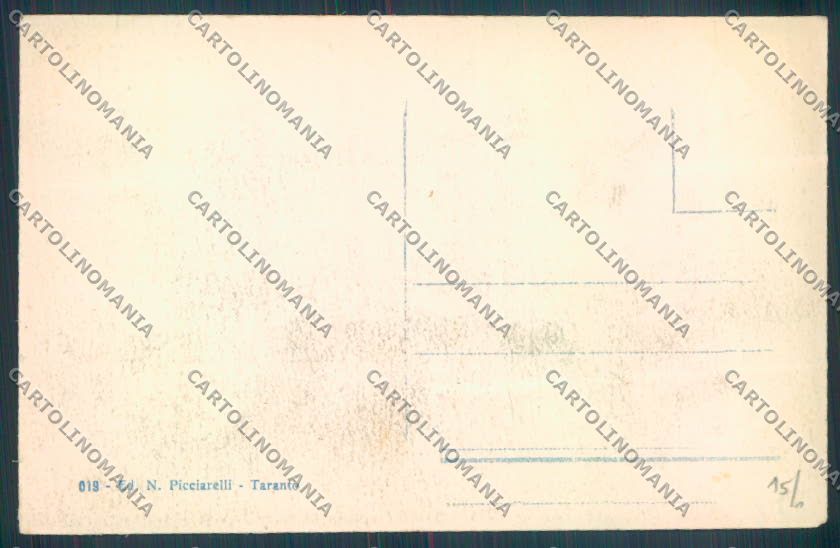 Taranto Città Palazzo degli Uffici cartolina ZB6600 – retro