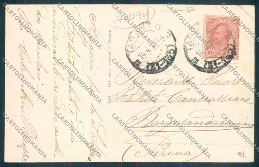 Taranto Città Arsenale Militare Marittimo PIEGHE cartolina ZB6609 – retro