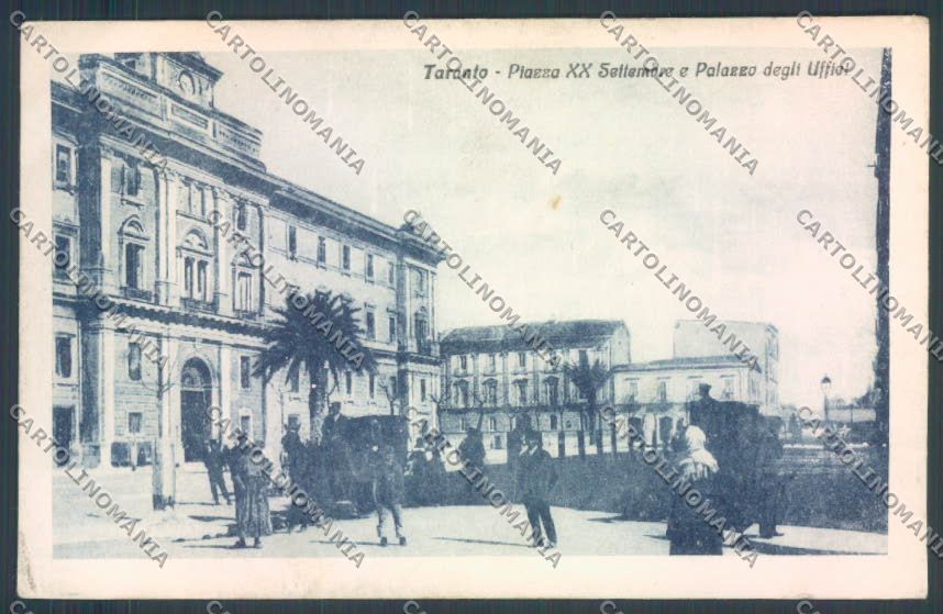 Taranto Città Palazzo degli Uffici cartolina ZB6616 – fronte