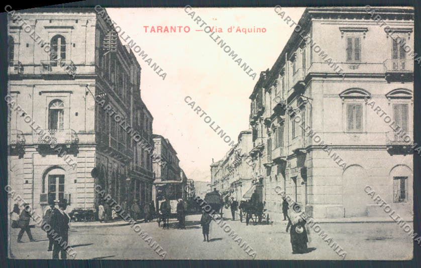 Taranto Città PIEGHINE cartolina ZB6621 – fronte