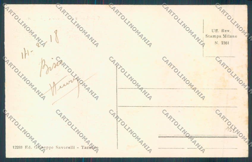 Taranto Città cartolina ZB6624 – retro