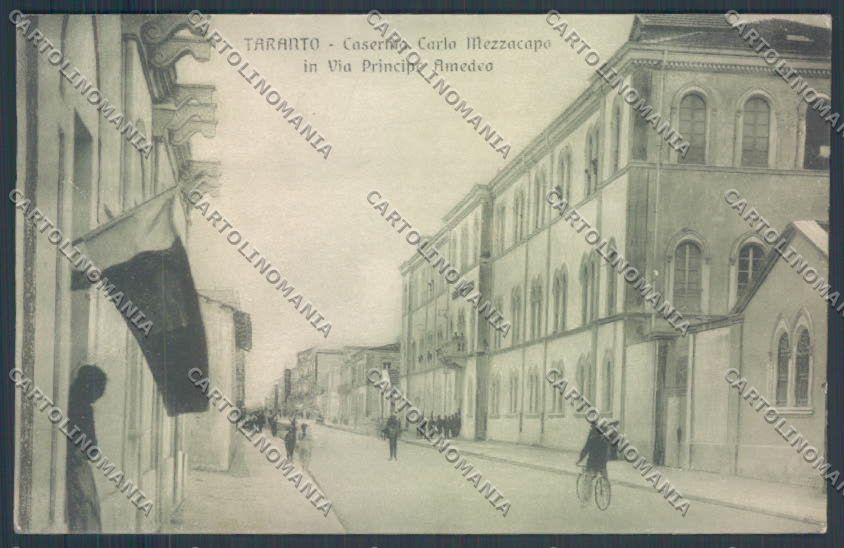Taranto Città Caserma Carlo Mezzacapo cartolina ZB6626 – fronte