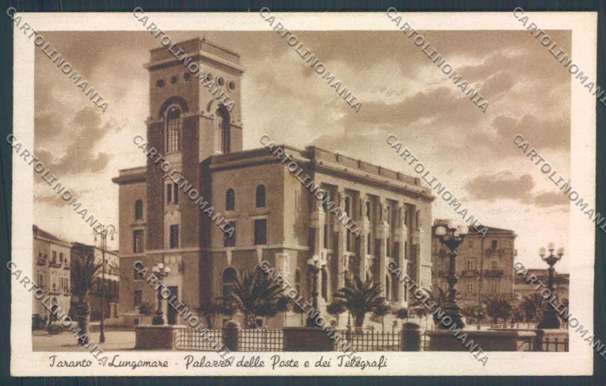 Taranto Città Palazzo Poste e Telegrafi cartolina ZB6632 – fronte