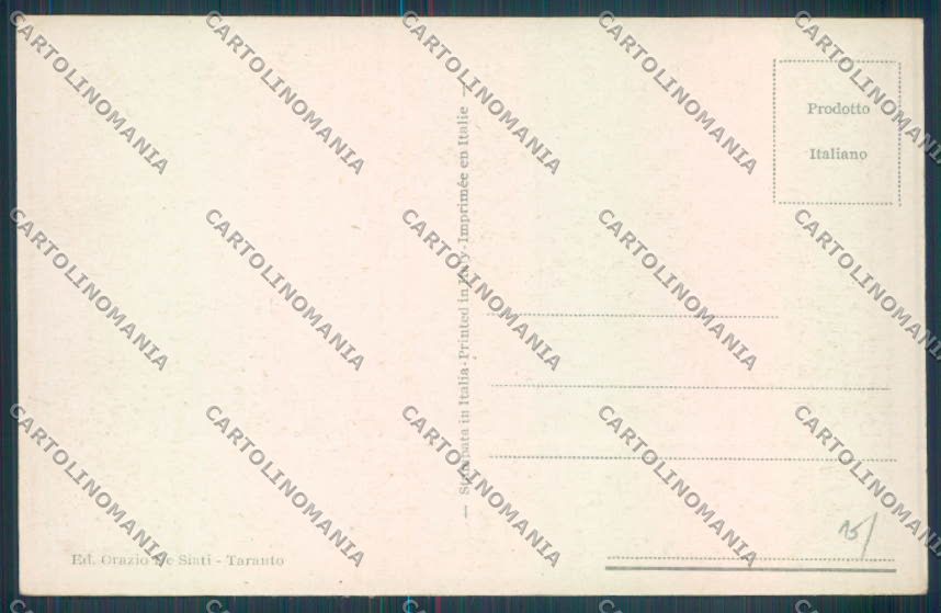 Taranto Città Casa del Fascio cartolina ZB6635 – retro