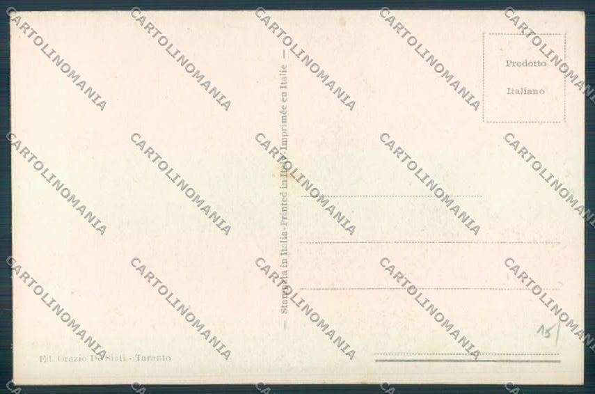 Taranto Città Sede Banco di Napoli cartolina ZB6637 – retro