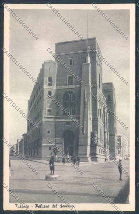 Taranto Città Palazzo del Governo cartolina ZB6639 – fronte