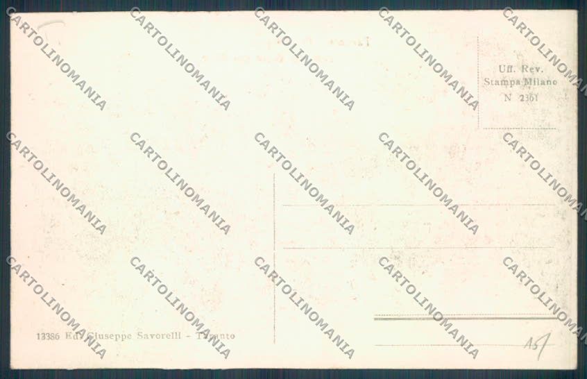 Taranto Città cartolina ZB6646 – retro