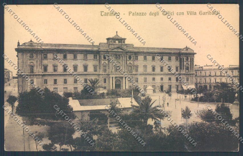 Taranto Città Palazzo degli Uffici cartolina ZB6654 – fronte