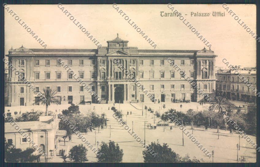 Taranto Città Palazzo degli Uffici cartolina ZB6664 – fronte