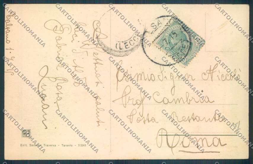 Taranto Città Palazzo degli Uffici cartolina ZB6664 – retro