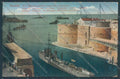 Taranto Città Nave da Guerra cartolina ZB6671 – fronte