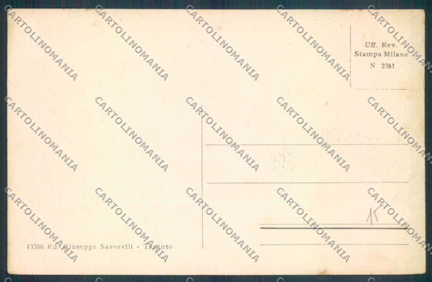 Taranto Città cartolina ZB6695 – retro