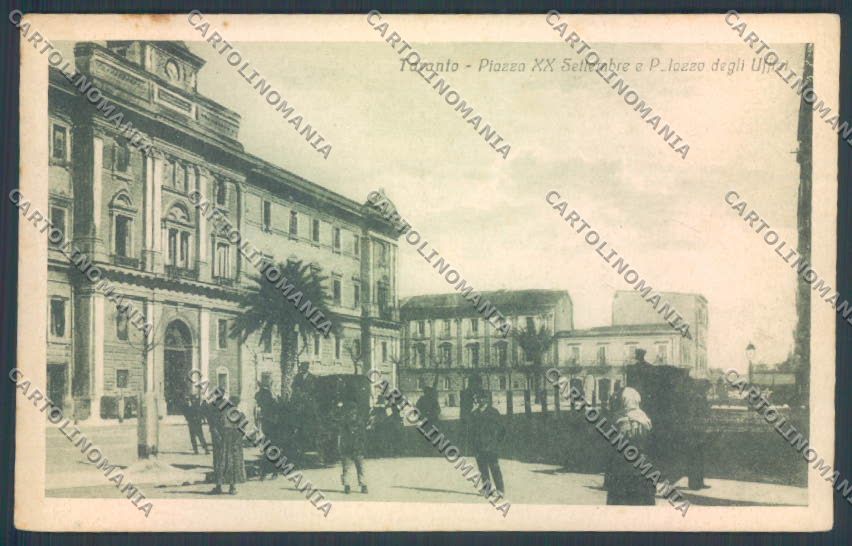 Taranto Città Palazzo degli Uffici cartolina ZB6697 – fronte