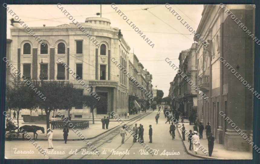 Taranto Città Banco di Napoli Foto cartolina ZB6716 – fronte