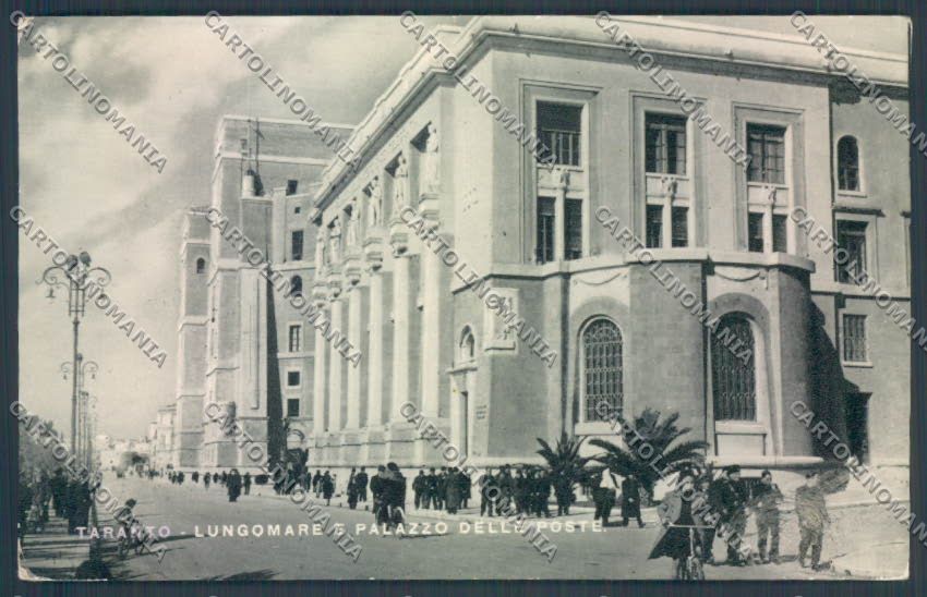 Taranto Città Palazzo delle Poste Foto cartolina ZB6717 – fronte