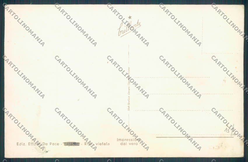 Taranto Città Palazzo delle Poste Foto cartolina ZB6717 – retro