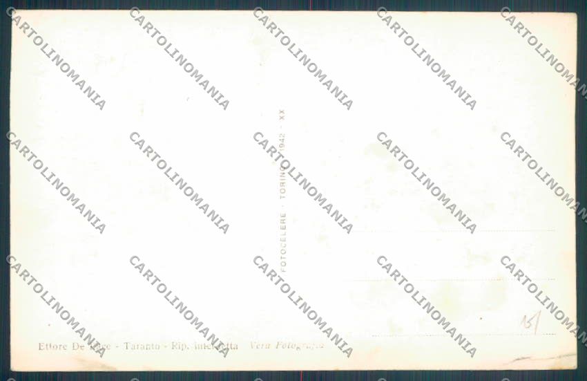 Taranto Città Foto cartolina ZB6718 – retro