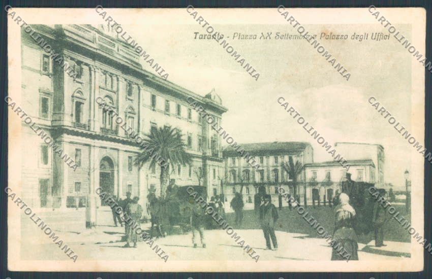 Taranto Città Palazzo degli Uffici cartolina ZB6744 – fronte