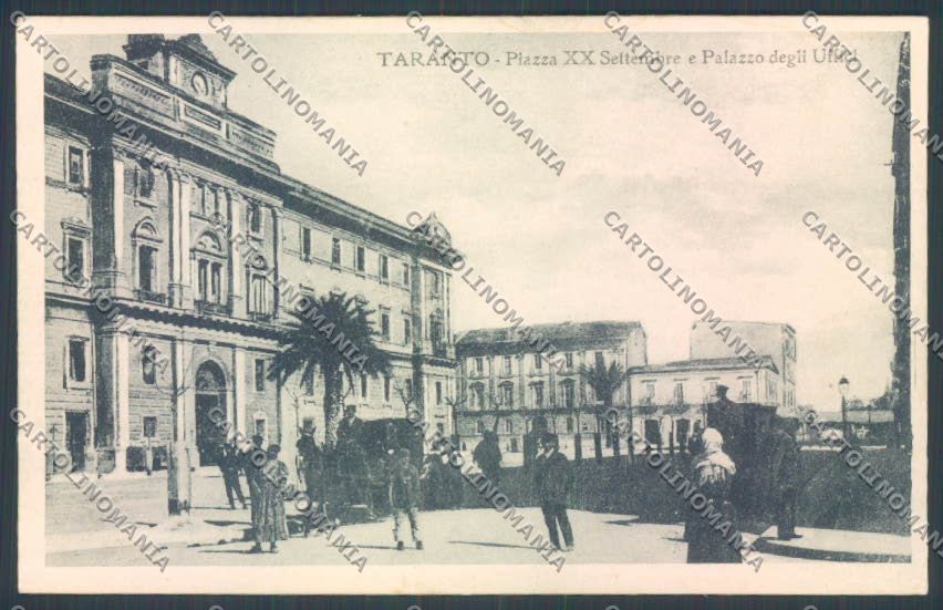 Taranto Città Palazzo degli Uffici cartolina ZB6754 – fronte