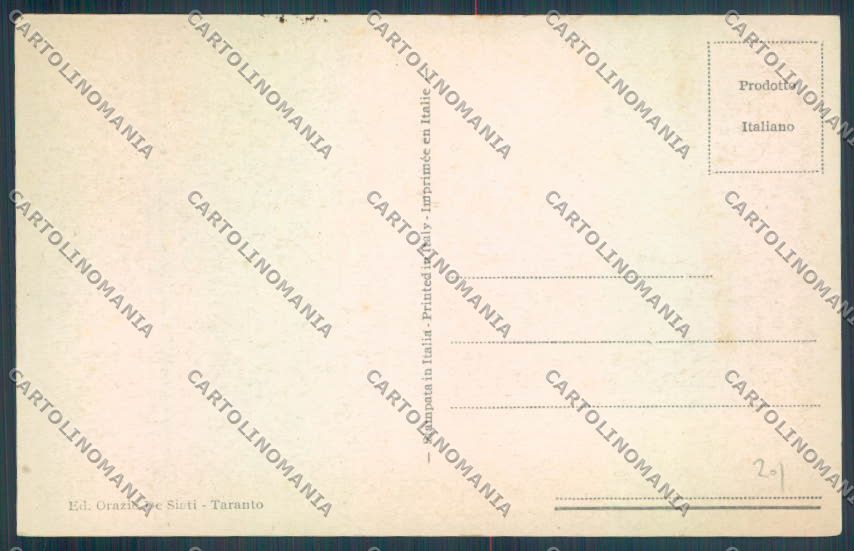 Taranto Città cartolina ZB6755 – retro