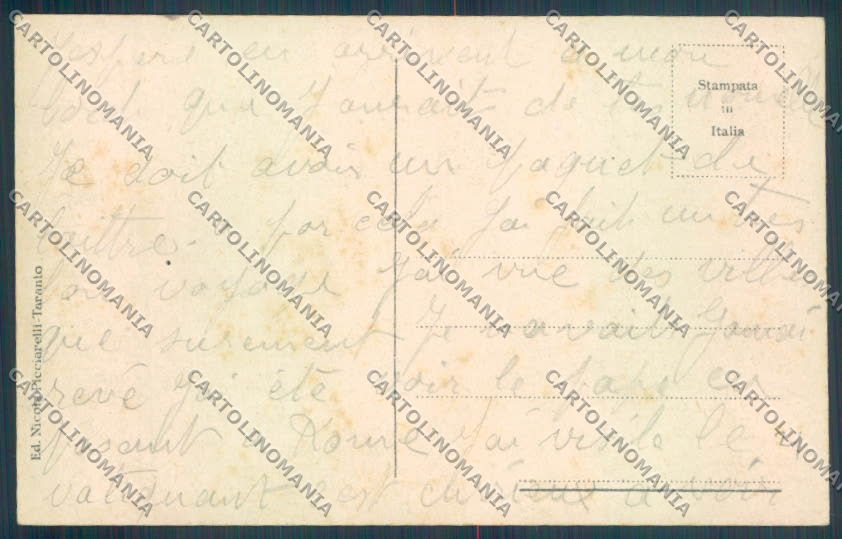 Taranto Città Militari cartolina ZB6756 – retro