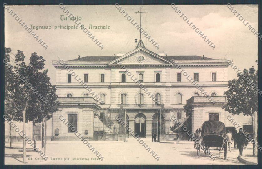 Taranto Città Arsenale Militare Marittimo cartolina ZB6758 – fronte