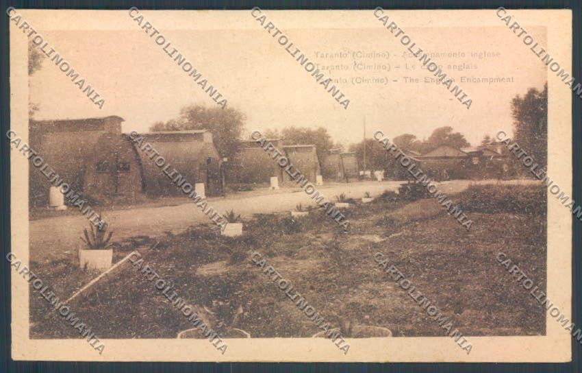 Taranto Cimino Accampamento Inglese cartolina ZB6763 – fronte