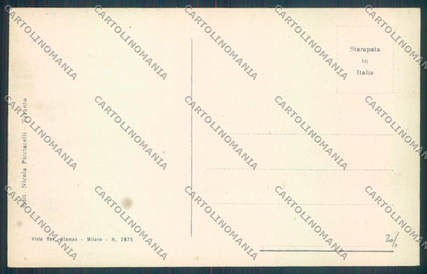 Taranto Città Militari cartolina ZB6765 – retro
