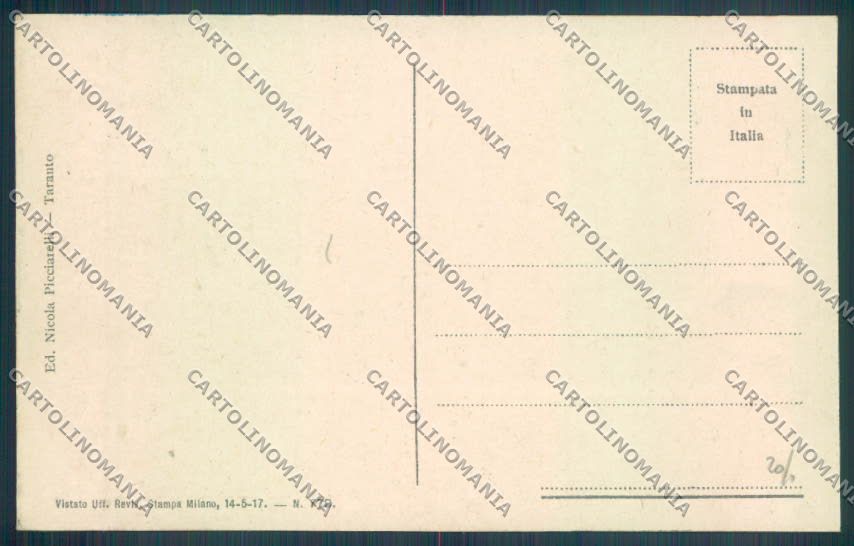 Taranto Città Compagnie di Sbarco cartolina ZB6766 – retro
