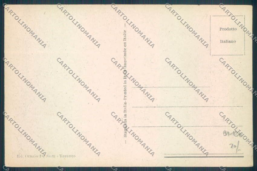 Taranto Città Sede Banco di Napoli cartolina ZB6770 – retro