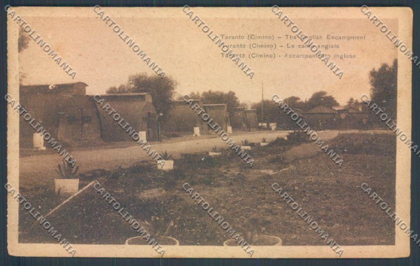 Taranto Cimino Accampamento Inglese cartolina ZB6771 – fronte