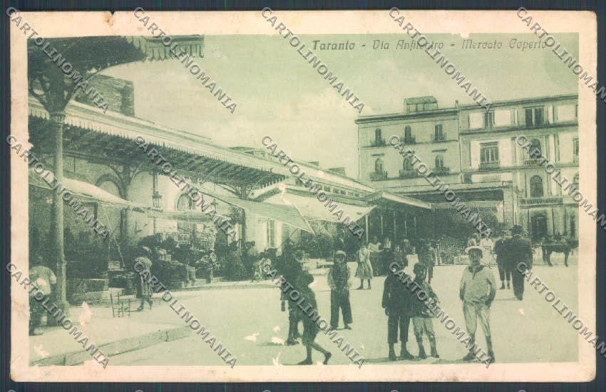 Taranto Città ABRASA STRAPPINO cartolina ZB6774 – fronte