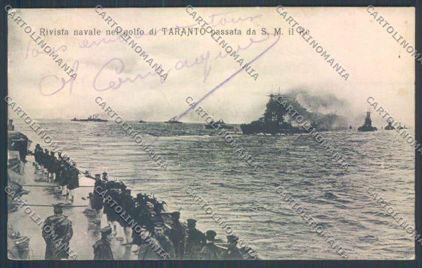 Taranto Città Rivista Navale cartolina ZB6776 – fronte