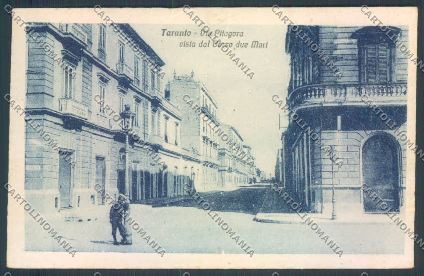 Taranto Città PIEGA cartolina ZB6780 – fronte