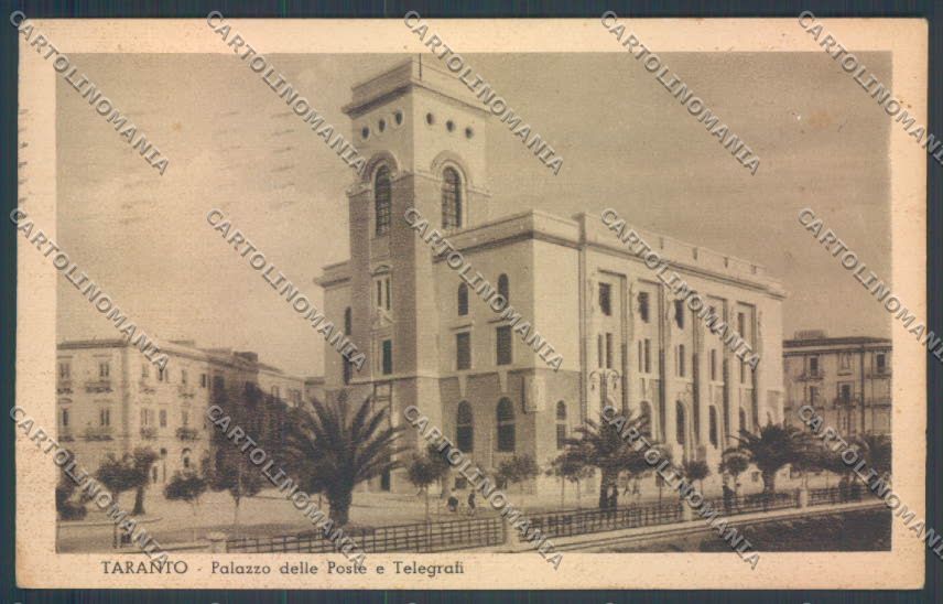 Taranto Città Palazzo Poste e Telegrafi cartolina ZB6784 – fronte
