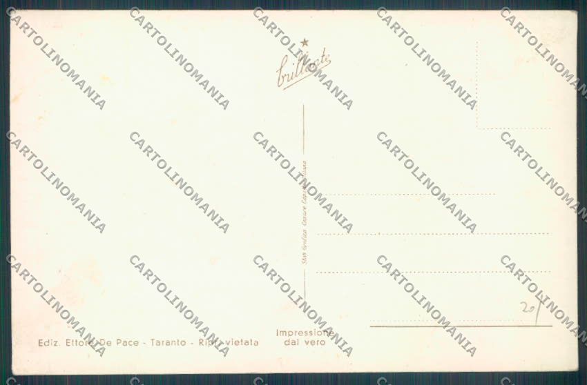 Taranto Città Foto cartolina ZB6788 – retro