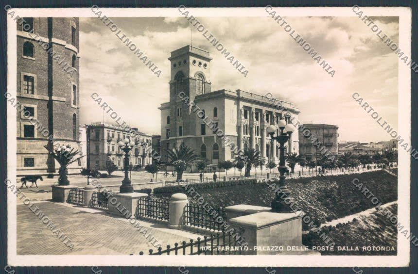 Taranto Città Palazzo delle Poste Foto cartolina ZB6791 – fronte